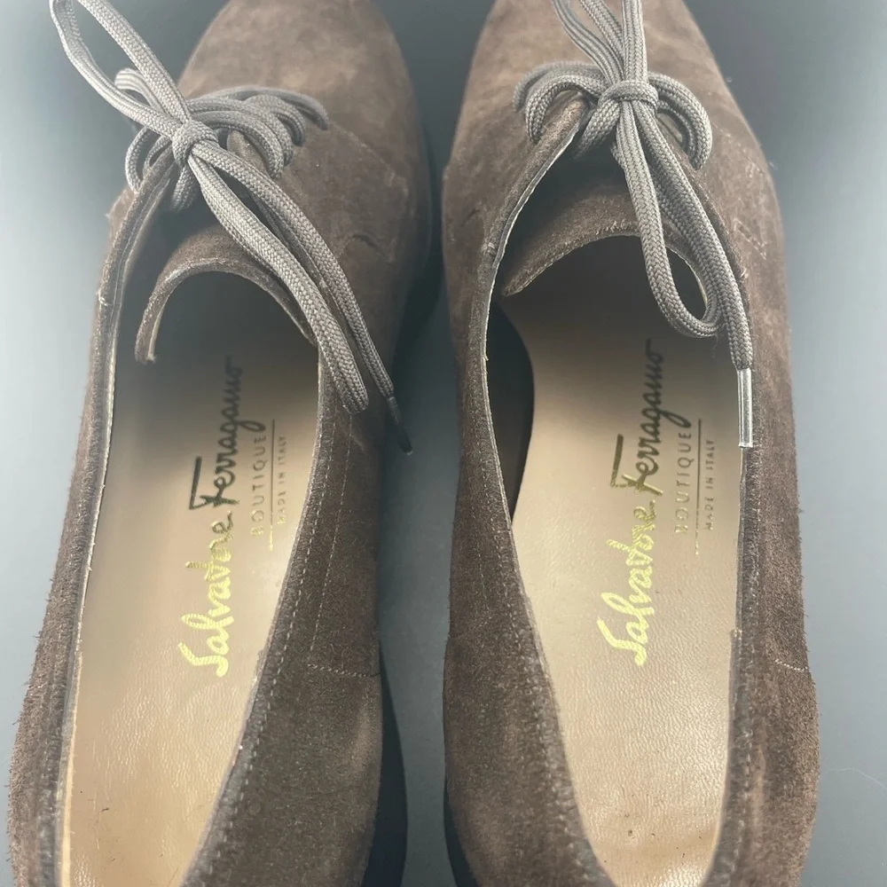 NWOT Salvatore Ferragamo Suede shoes for women - Picture 3 of 14